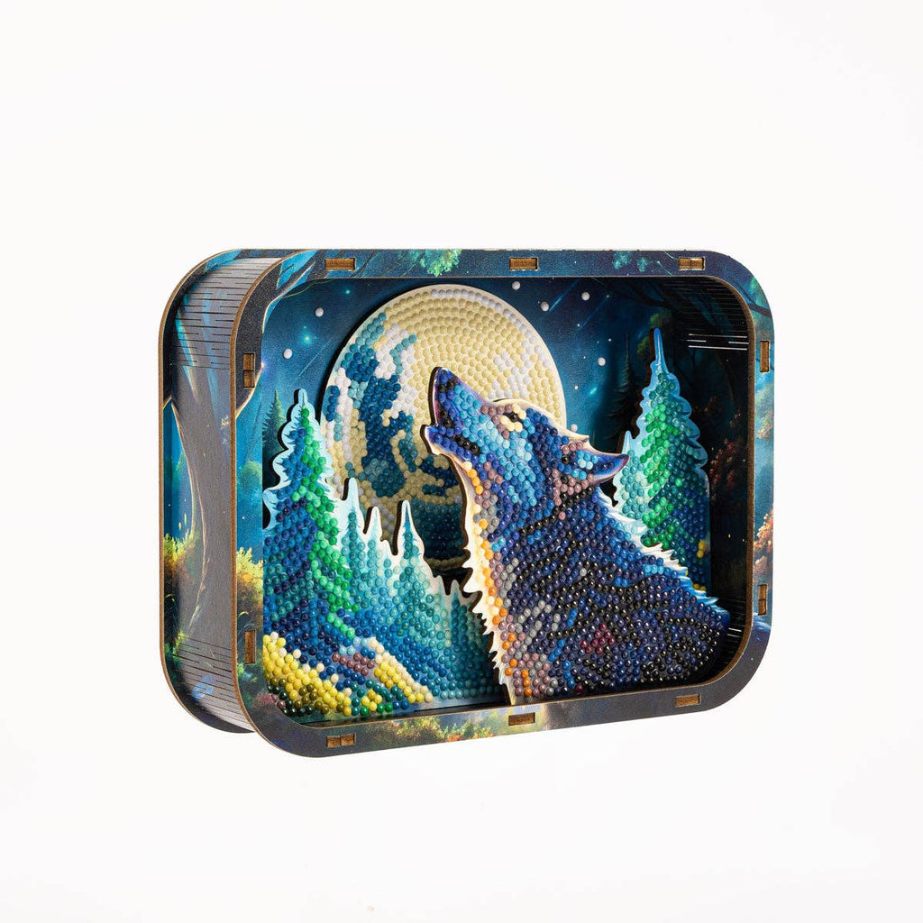 Full Moon Shadow Box
