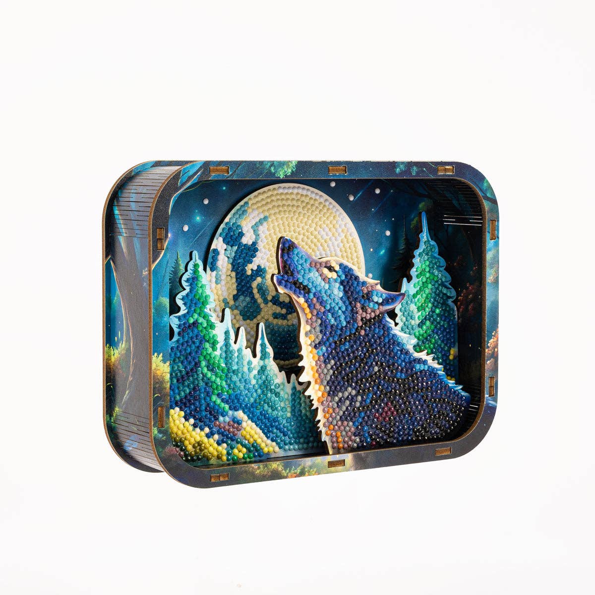 Full Moon Shadow Box