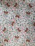 Woodland Winter – Pinecones & Berries on Cream