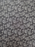 Wild Orchid – Charcoal Tonal Floral