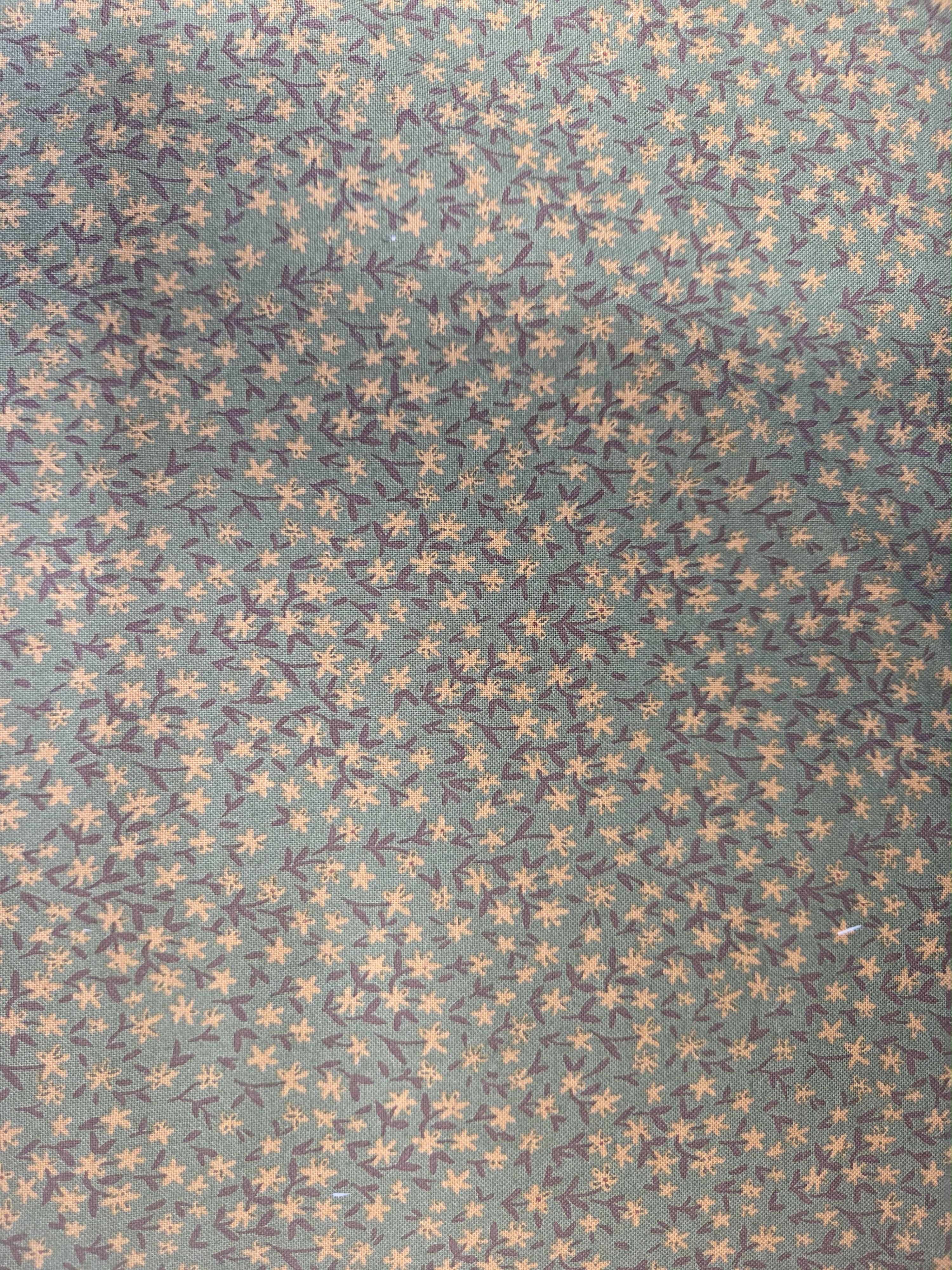 Autumn Forest – Tiny Florals in Forest Green