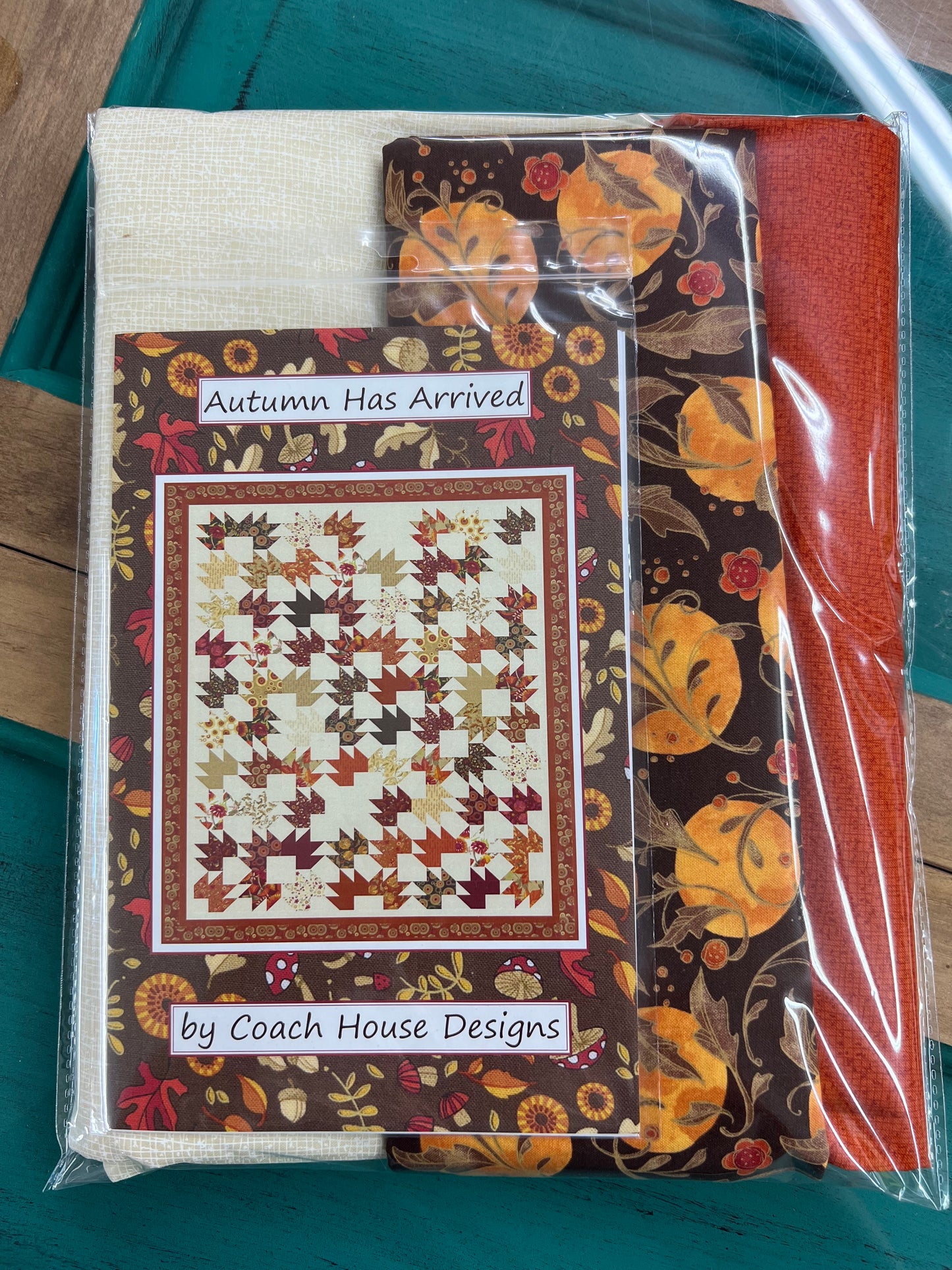 Moda "Autumn Has Arrived" Quilt kit 56"x68" Forest Frolic Layer Cake