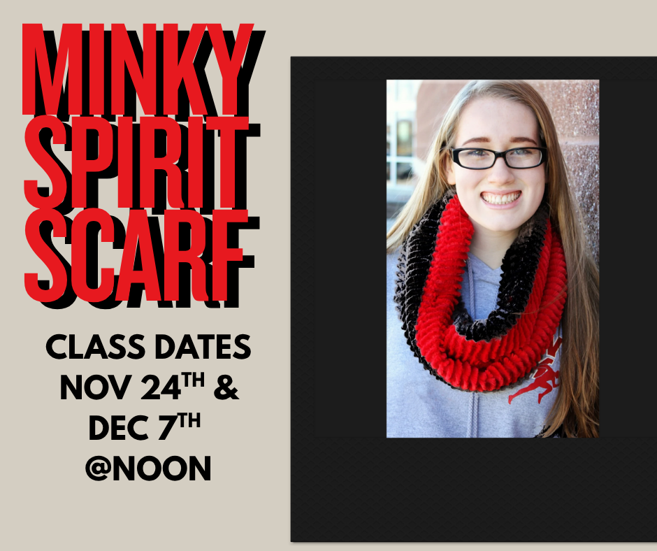 Minky Infinity Scarf Class - 3 Hours