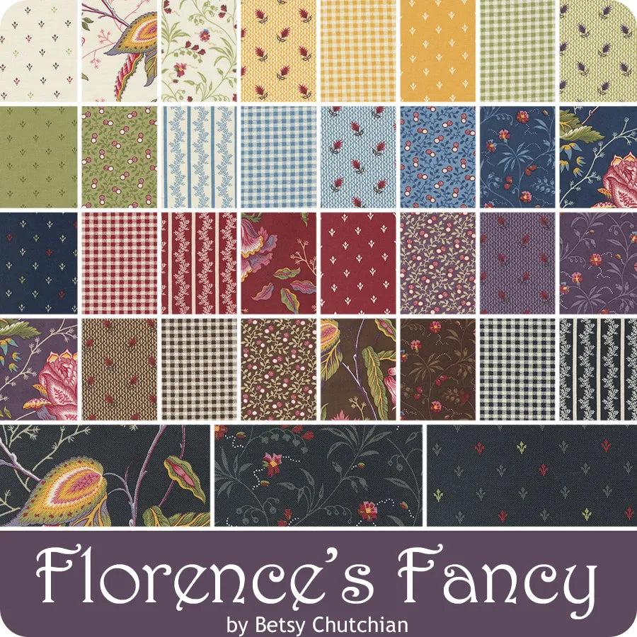 Florence's Fancy Charm Pack Betsy Chutchian for Moda Fabrics