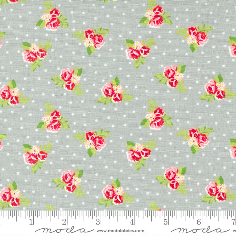 Berry Basket for Moda Fabric by April Rosethal Stone Rose Print 24152 17