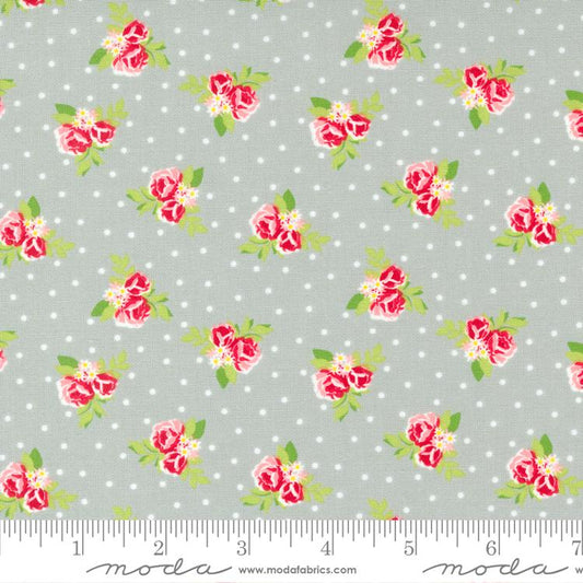 Berry Basket for Moda Fabric by April Rosethal Stone Rose Print 24152 17