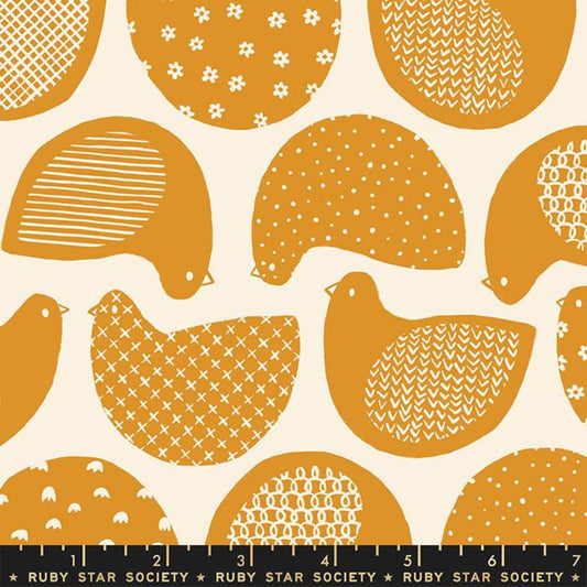 Winterglow for Moda Fabric by Ruby Star Society Honey Hens Chickens RS5113 14