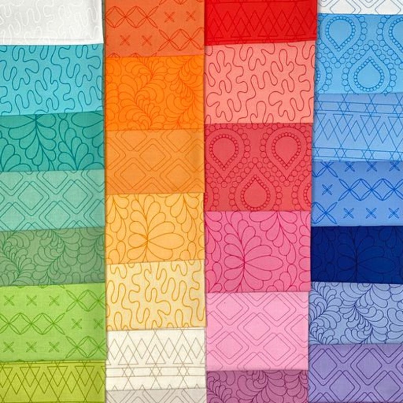 Rainbow Sherbet Kit KIT45020 Moda Precuts  100% Cotton pattern- fabric- binding  54" X 54"
