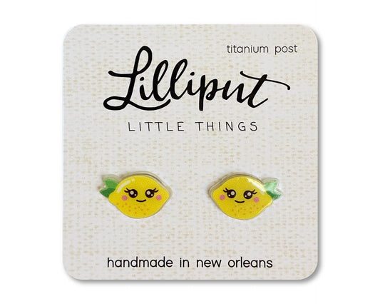 Lilliput Kawaii Lemon Earrings